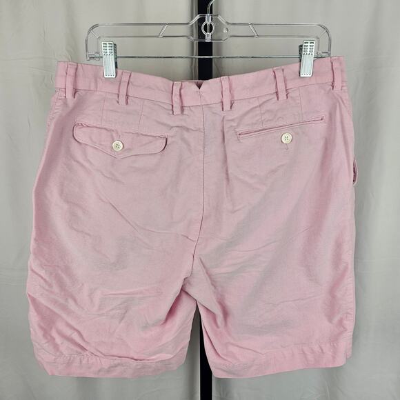 Vintage Y2K Polo Ralph Lauren Pink Cotton Shorts Mens 34 Preppy Classic Fit - Picture 4 of 6